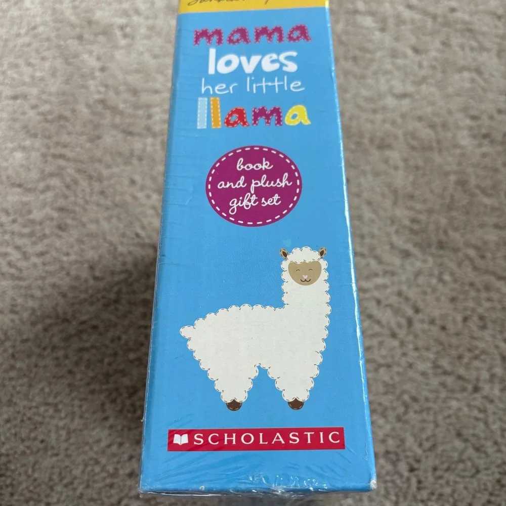 New Sealed Sandra Magsamen Mama Loves Her‎ Little Llama Book & Plush Gift Set